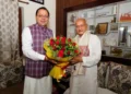 पद्म भूषण सम्मान पर मुख्यमंत्री ने पूर्व राज्यपाल कोश्यारी का किया अभिनंदन
