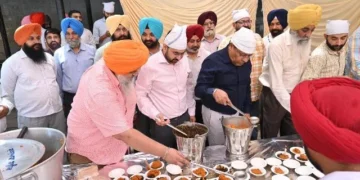 विभागीय अधिकारियों और कर्मचारियों ने पांच घंटे तक संगत की सेवा में निभाई सक्रिय भूमिका