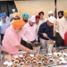 विभागीय अधिकारियों और कर्मचारियों ने पांच घंटे तक संगत की सेवा में निभाई सक्रिय भूमिका