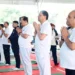 सशस्त्र सीमा बल के जवानों, छात्रों और मातृशक्ति ने योगाभ्यास में बढ़-चढ़कर लिया हिस्सा