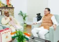 सीएम पुष्कर सिंह धामी से मिले राजस्थान के शिक्षा मंत्री मदन दिलावर