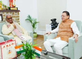 सीएम पुष्कर सिंह धामी से मिले राजस्थान के शिक्षा मंत्री मदन दिलावर