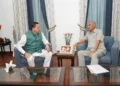 राज्यहित से जुड़े मुद्दों पर मुख्यमंत्री धामी और विजय बहुगुणा ने किया विचार-विमर्श