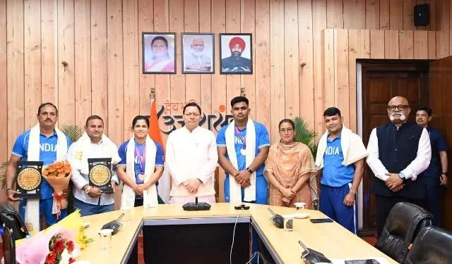 कॉमनवेल्थ गेम्स में उत्तराखंड की प्रतिभा का दम, धामी ने खिलाड़ियों का किया अभिनंदन