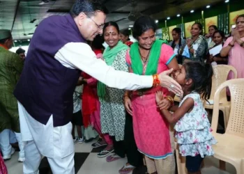 देहरादून में दो रक्षाबंधन कार्यक्रमों में शामिल हुए सीएम धामी