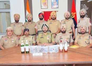 पंजाब पुलिस ने हथियारों और पेट्रोल बमों के साथ संदिग्धों को पकड़ा
