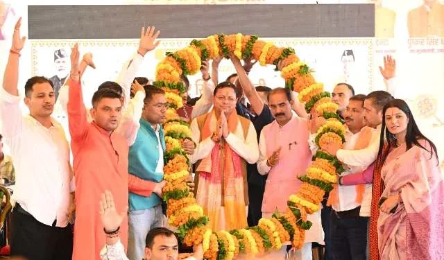 सीएम धामी ने ₹11.08 करोड़ की 20 योजनाओं का किया लोकार्पण